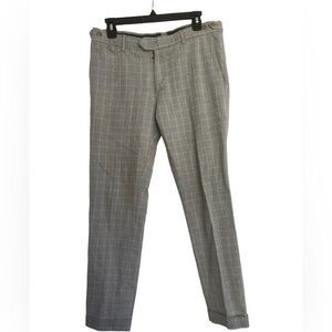 J LINDEBERG Men's Regular Fit Plaid Print Pants Size 32X 32